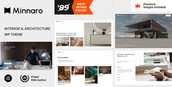 Minnaro 13 – Interior Design and Architecture WordPress Theme