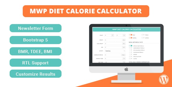 MWP WordPress Diet Calorie Calculator 3.0.1
