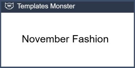 November Fashion Prestasop Template