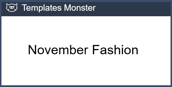 November Fashion Prestasop Template 2.5.0