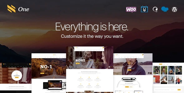 One 1.3 – Business Agency Events WooCommerce Theme