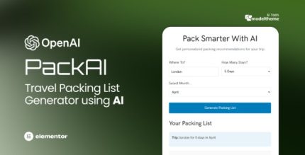 AI Travel Packing List Generator