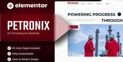 Petronix - Oil Company & Industrial Elementor Template Kit