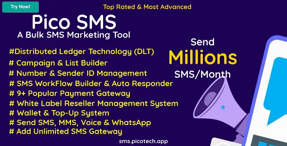 PicoSMS 5.10 – A Bulk SMS Marketing Tool