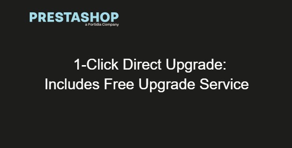 1-Click Direct Upgrade Includes Free Upgrade Service 2.5.4