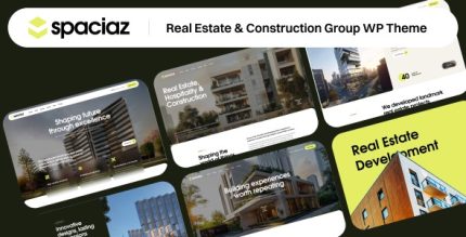 Spaciaz - Real Estate & Construction Group WordPress Theme