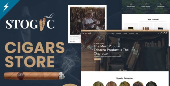 Stogic 2.0.0 – Cigar and Tobacco Store PrestaShop Theme