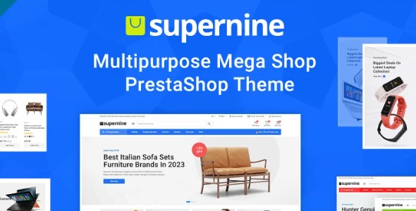 Supernine 1.0.0 – Multipurpose Mega Shop Prestashop Theme