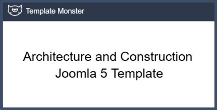 Architecture and Construction Joomla 5 Template