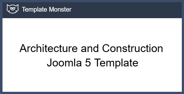 Architecture and Construction Joomla 5 Template 2.0.18