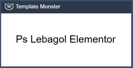 Ps Lebagol Elementor - Ice cream Shop Prestashop Theme