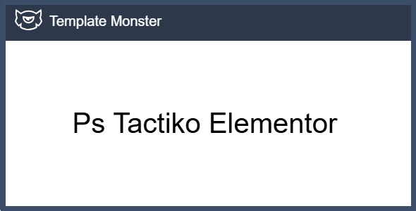 Ps Tactiko Elementor 1.0.0 – Equipment & Military Gears Prestashop Theme