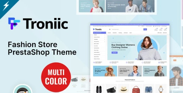 Troniic 2.1.0 – Fashion and Clothes PrestaShop Theme