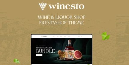 Winesto Elementor - Wine & Liquor Prestashop Theme