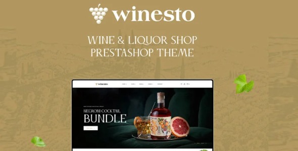 Winesto Elementor 1.1.0 – Wine & Liquor Prestashop Theme