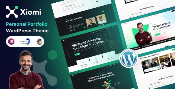 Xiomi 1.0 – Personal Portfolio WordPress Theme