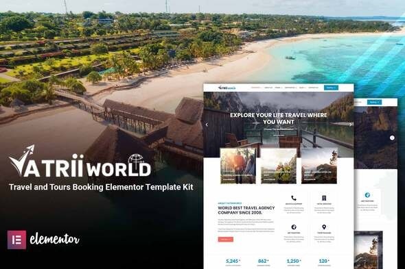 Yatriiworld 20250423 – Travel & Tours Booking Elementor Pro Template Kit