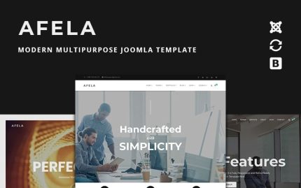 Afela - Flexible Multi-Purpose Business Joomla Template