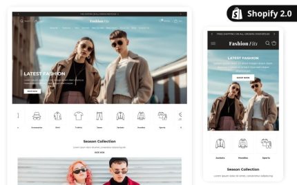 Best Shopify Fashion Fits theme for Fashion Stores Shopify