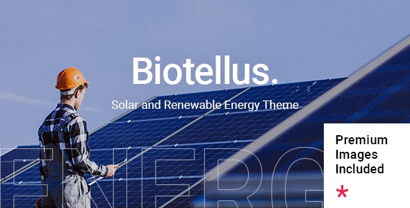 Biotellus 1.0 – Solar and Renewable Energy WordPress Theme