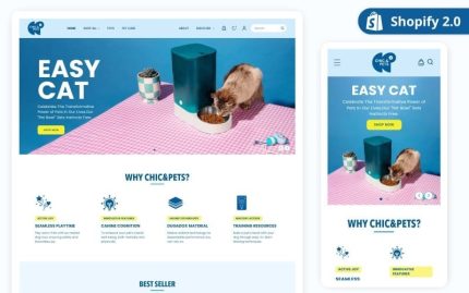 CHIC & PETS - Best Shopify Pet Themes Store OS