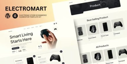 Electromart - E-Commerce Electronics Store Elementor Template Kit