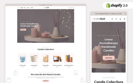 FlamiGlo - Elegant Candle Store Shopify Theme