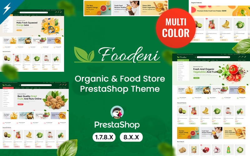 Foodeni 2.1.0 – Vegetable, Fruits and Grocery PrestaShop Theme