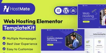 HostMate - Web Hosting Elementor Template Kit