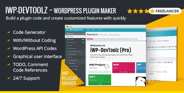 iWP-DevToolz (Pro) 25.03.07 – WordPress Plugin Maker + Code Generator