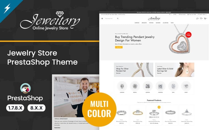 Jeweitory 2.1.0 – Jewelry and Diamond Store PrestaShop Theme