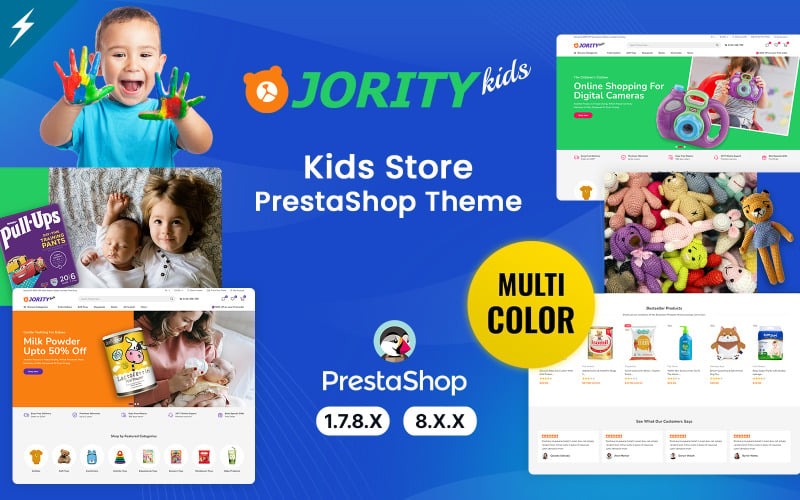 Jority 2.1.0 – Kids, Baby Food and Toys PrestaShop Theme