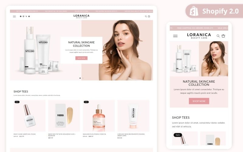 Loranica Beauty Care 1.5.0 – Shopify Beauty Themes Shopify