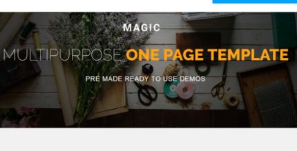 Magic - Multipurpose Onepage Joomla 5 Template