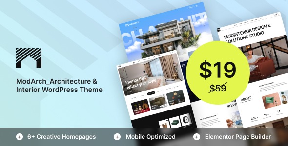 ModArch 1.0.0 – Architecture & Interior WordPress Theme