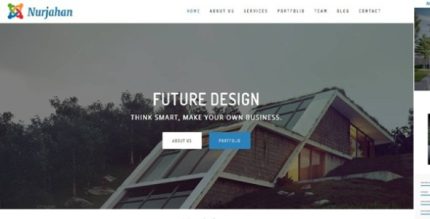 Nurjahan - Architecture & Interior Joomla 5 Template