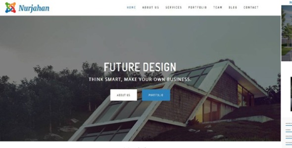 Nurjahan 3.0.2 – Architecture & Interior Joomla 5 Template