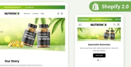 Nutronix- Shopify Nutrition Theme - Shopify Health Care ProductsShopify Supplement shopify