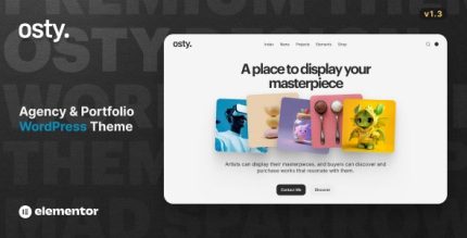Osty - Creative Agency and Portfolio Theme
