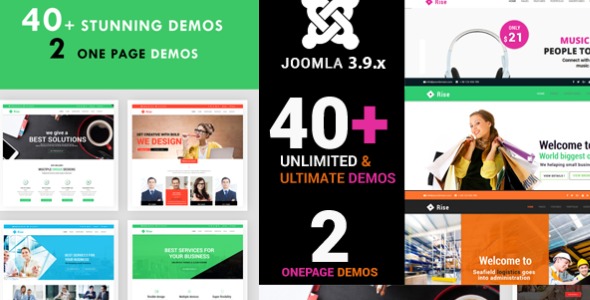 Rise 2.0 – Responsive Multipurpose Creative Joomla 5 Template