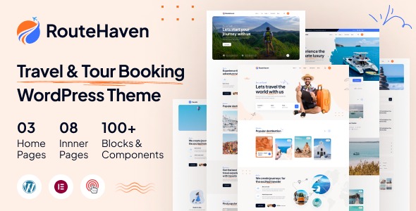 RouteHaven 1.0.7 – Travel & Tour Booking WordPress Theme