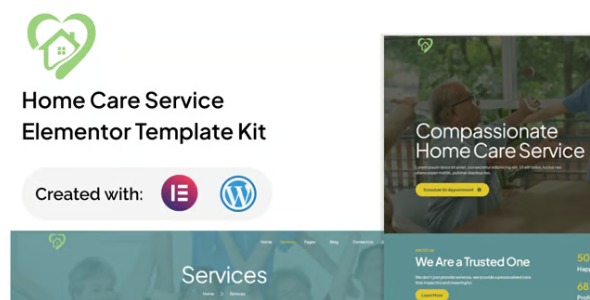 Serena 1.0 – Home Care Services Elementor Template Kit
