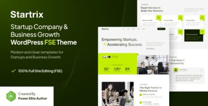 Startrix - Startup Company & Business Growth FSE WordPress Theme