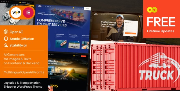 Truck 1.7.0 – Logistics & Transportation Shipping WordPress Theme