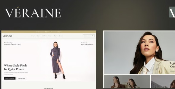 Veraine 1.0 – Luxury Fashion Marketplace Elementor Template Kit