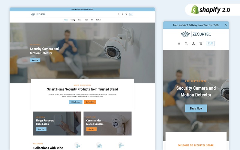 ZecurTec 1.0 – Home Security Supplies Shopify Store Theme