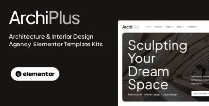Archiplus - Architecture and Interior Design Agency Elementor Pro Template Kit