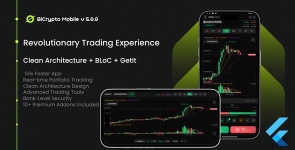 Bicrypto Mobile 5.0.0 – Fully Native Flutter Mobile App for Bicrypto