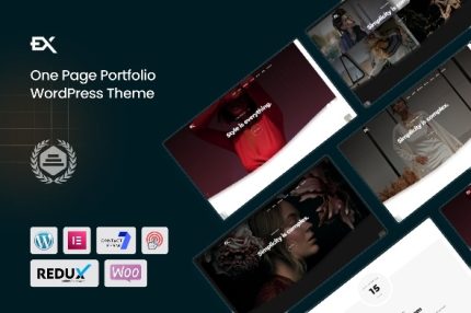 Brandex - One Page Portfolio WordPress Theme