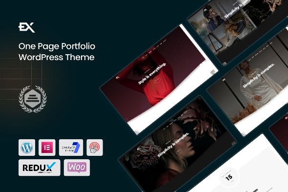 Brandex 1.0.0 – One Page Portfolio WordPress Theme
